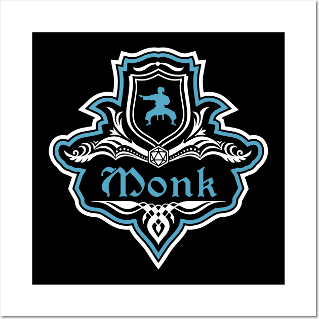 D&D Monk Class Crest Wall Art by Sunburst